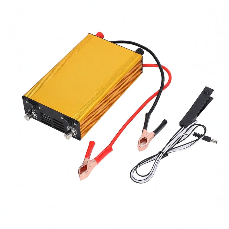 Battery Boost Inverter Power Saving 12000W Aluminum Alloy Double Variable Battery Booster 12V - Image 1