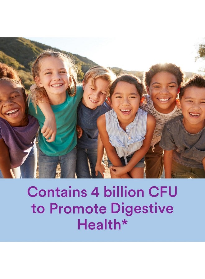 سمارتي بانتس حلوى جيلاتينية بروبيوتيك من SmartyPants Kids: مكمل غذائي من البريبايوتيك والبروبيوتيك لصحة الجهاز الهضمي ودعم المناعة، خالية من الجلوتين، نباتية، بنكهة العنب، 60 قطعة (إمدادات تكفي لمدة 30 يومًا) - Image 2