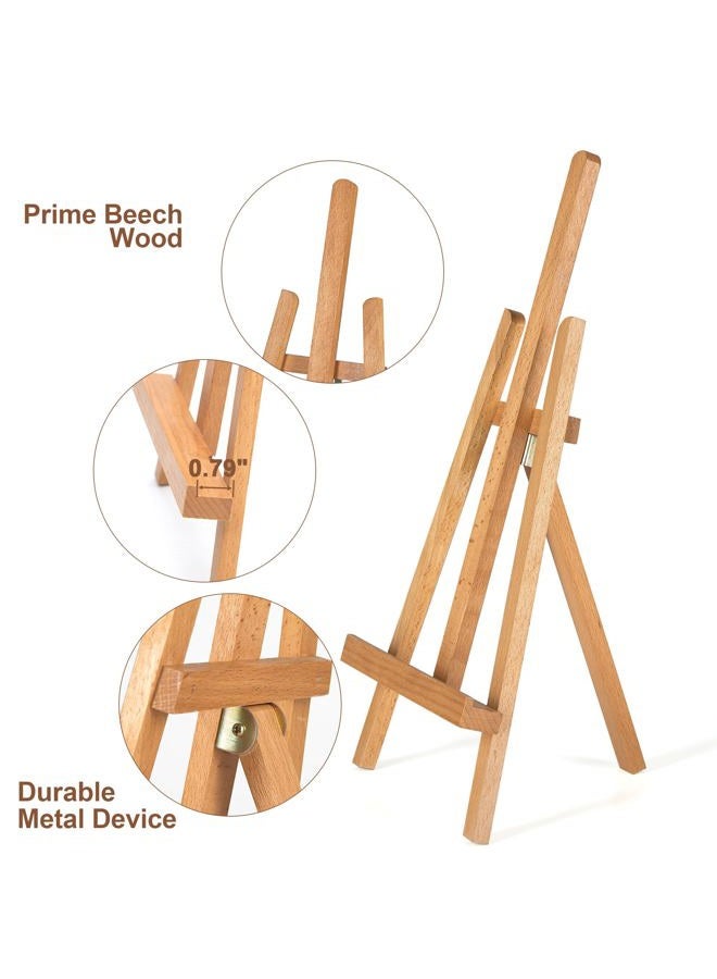 STARHOO 16 Inch Tabletop Easel Stand for Painting Canvas Table Top Easels for Display Wooden Small Easels Portable Photo Picture Sign Holder (2 Pack) - Image 3
