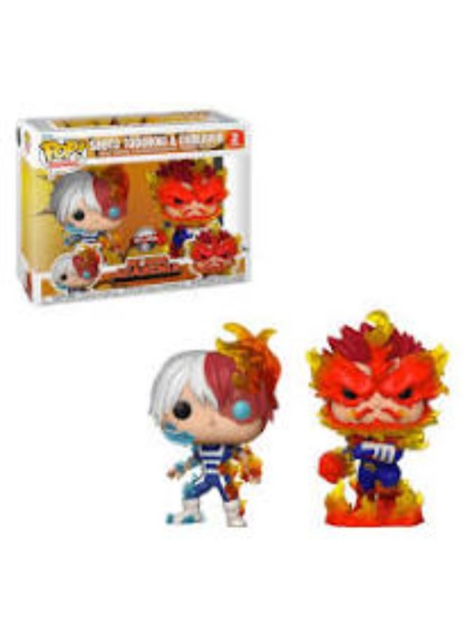 Funko Pop! 2 Pack Anime : My Hero Academia - Endeavor & Shoto Todoroki 2pk (Exc) - Image 2