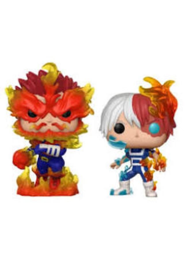 Funko Pop! 2 Pack Anime : My Hero Academia - Endeavor & Shoto Todoroki 2pk (Exc) - Image 1