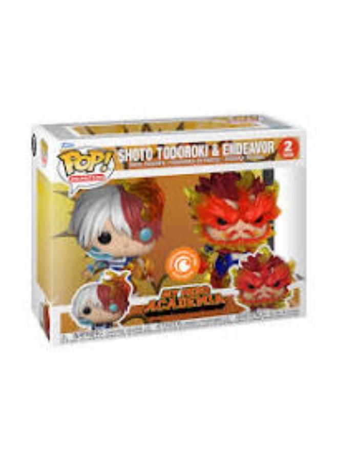 Funko Pop! 2 Pack Anime : My Hero Academia - Endeavor & Shoto Todoroki 2pk (Exc) - Image 3