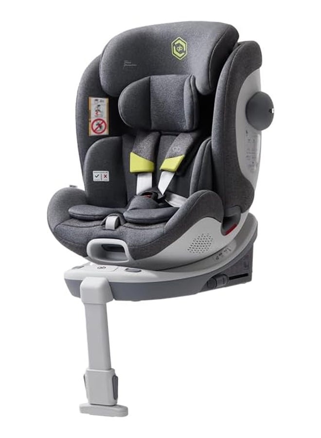 GB Safety Cabin S3 Convertible Car Seat, 360° Swivel, 0-7 Years, Grey, Booster Seat & Facing Booster Seat - Image 1