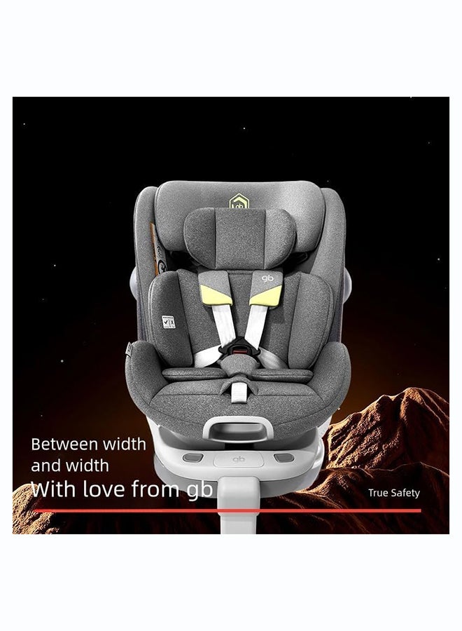 GB Safety Cabin S3 Convertible Car Seat, 360° Swivel, 0-7 Years, Grey, Booster Seat & Facing Booster Seat - Image 3