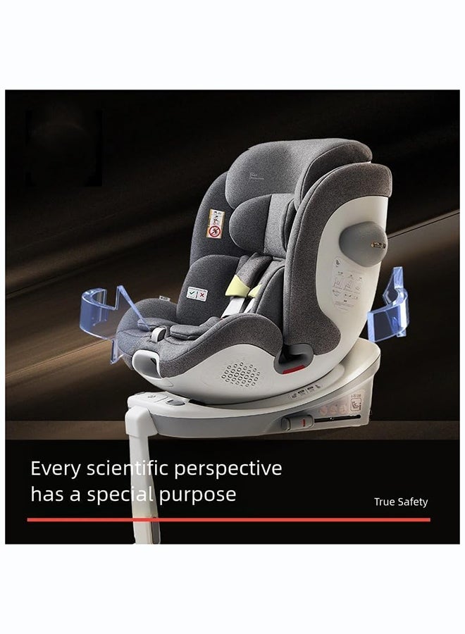 GB Safety Cabin S3 Convertible Car Seat, 360° Swivel, 0-7 Years, Grey, Booster Seat & Facing Booster Seat - Image 5