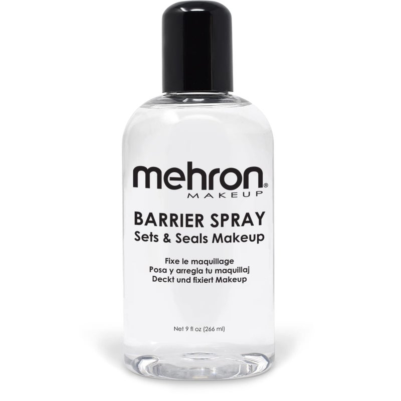 Mehron Makeup Barrier Spray | Setting Spray for Makeup | Make up Setting Spray for Face 9 fl oz (266 ml) - Image 1