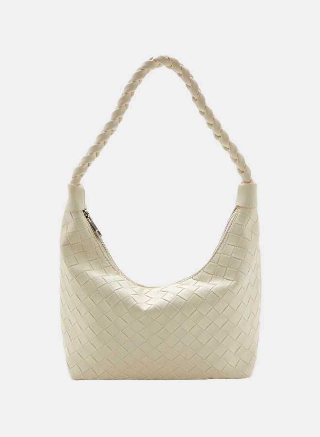 FOREVER 21 Basketwoven Shoulder Bag  - Image 5