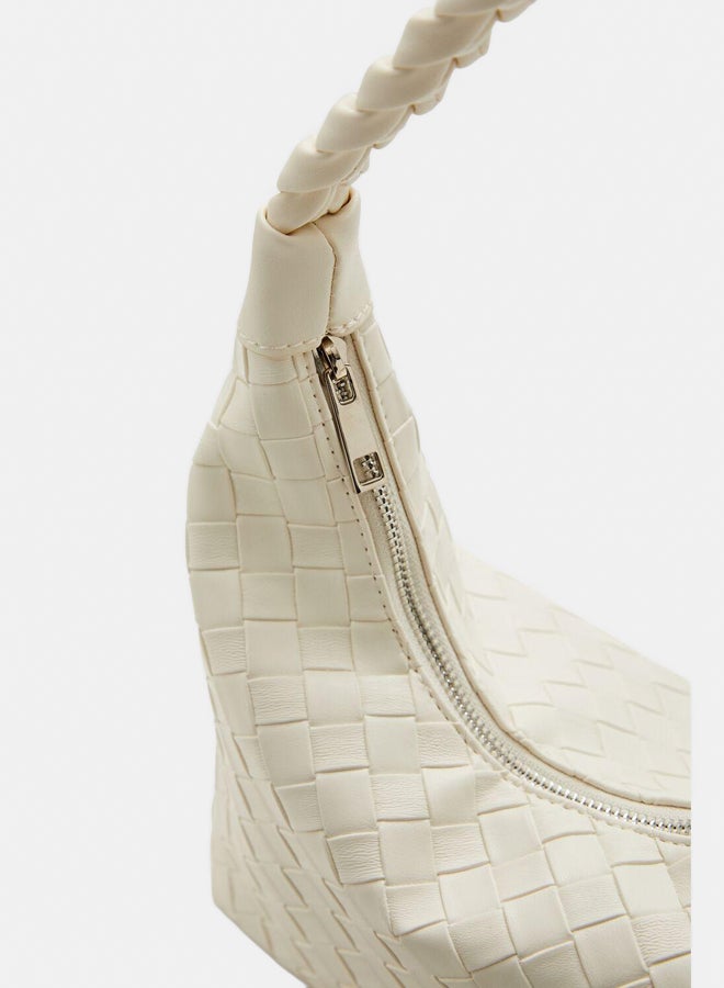 FOREVER 21 Basketwoven Shoulder Bag  - Image 4