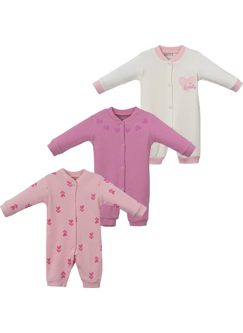 Necix'S Altıntaş Baby Sweety 3-Piece Romper Set