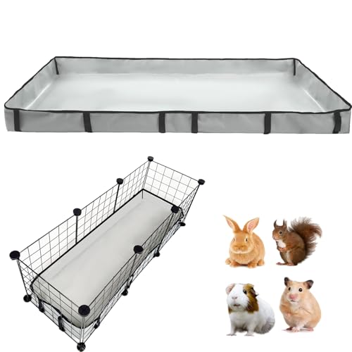 DZWLKJ Guinea Pig Cage Liner Tarp Bottom Waterproof and Washable Base Also for Rabbits, Bunny, Chinchesillas, Hedgehog, Ferrets and Other Small Animals(12x36 inches) - Image 1