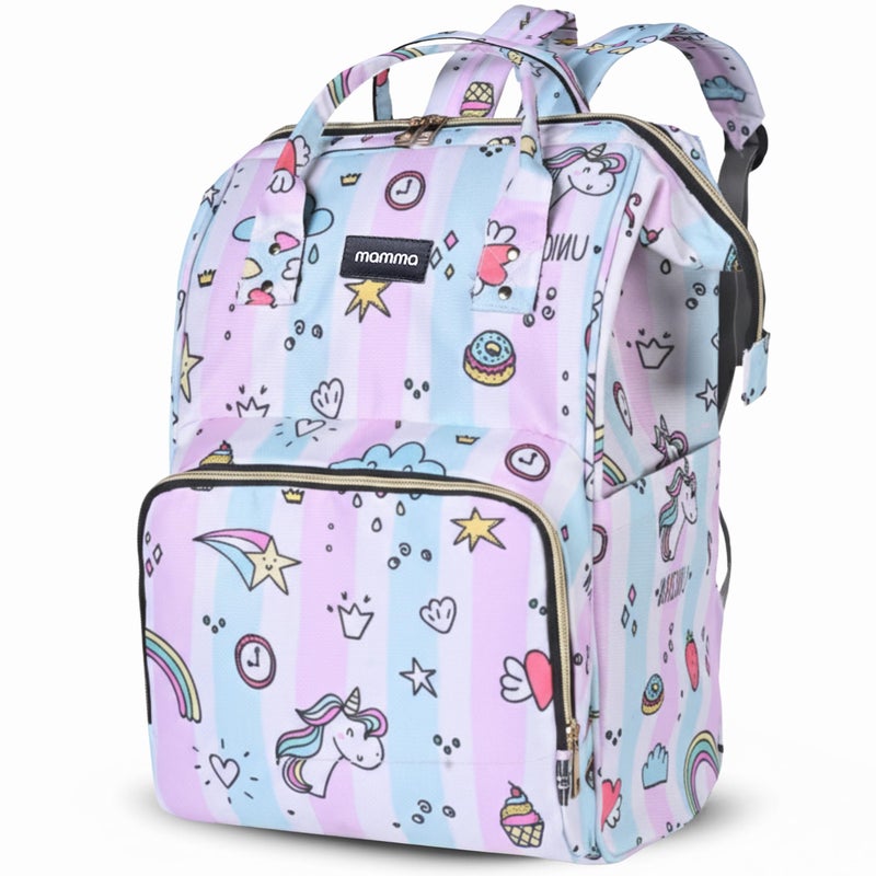 MAMMA Diaper Bag for Mothers for Travel, Baby Bag for Mother Travel, Hospital Bag for Delivery Women, Baby Diaper Bag for Mom, 12 Pockets Diaper Bags for Mothers with 9 Months Warranty - Image 5
