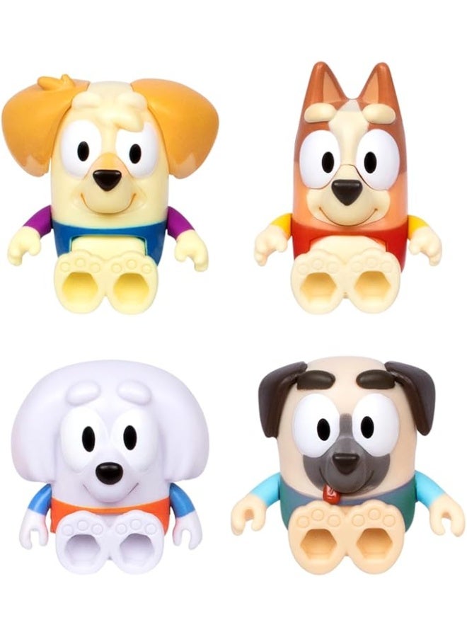 بلوي مجموعة شخصيات بلوَي ذات تغيير اللون، عبوة مكونة من 4، حديقة مائية، بينغو والأصدقاء، حصري - Image 4