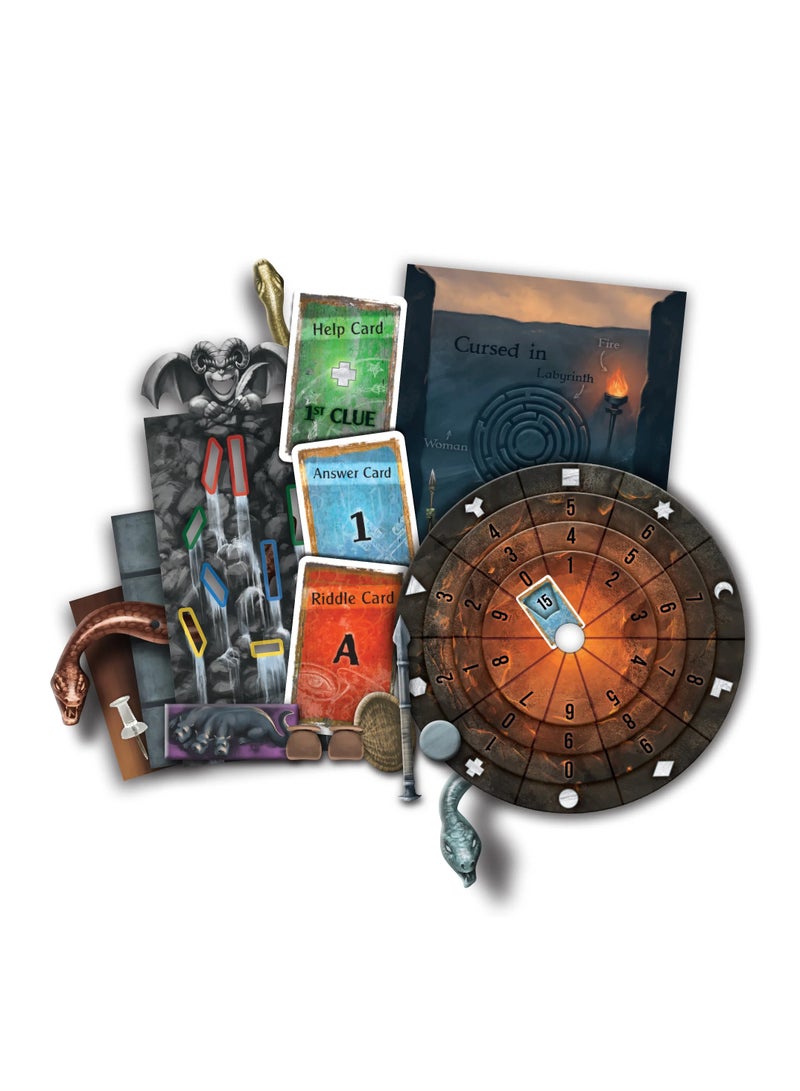 كوزموز Exit: The Cursed Labyrinth - Thames & Kosmos - Escape The Room in a Box - Co-op Game - 1 Player + - Image 2