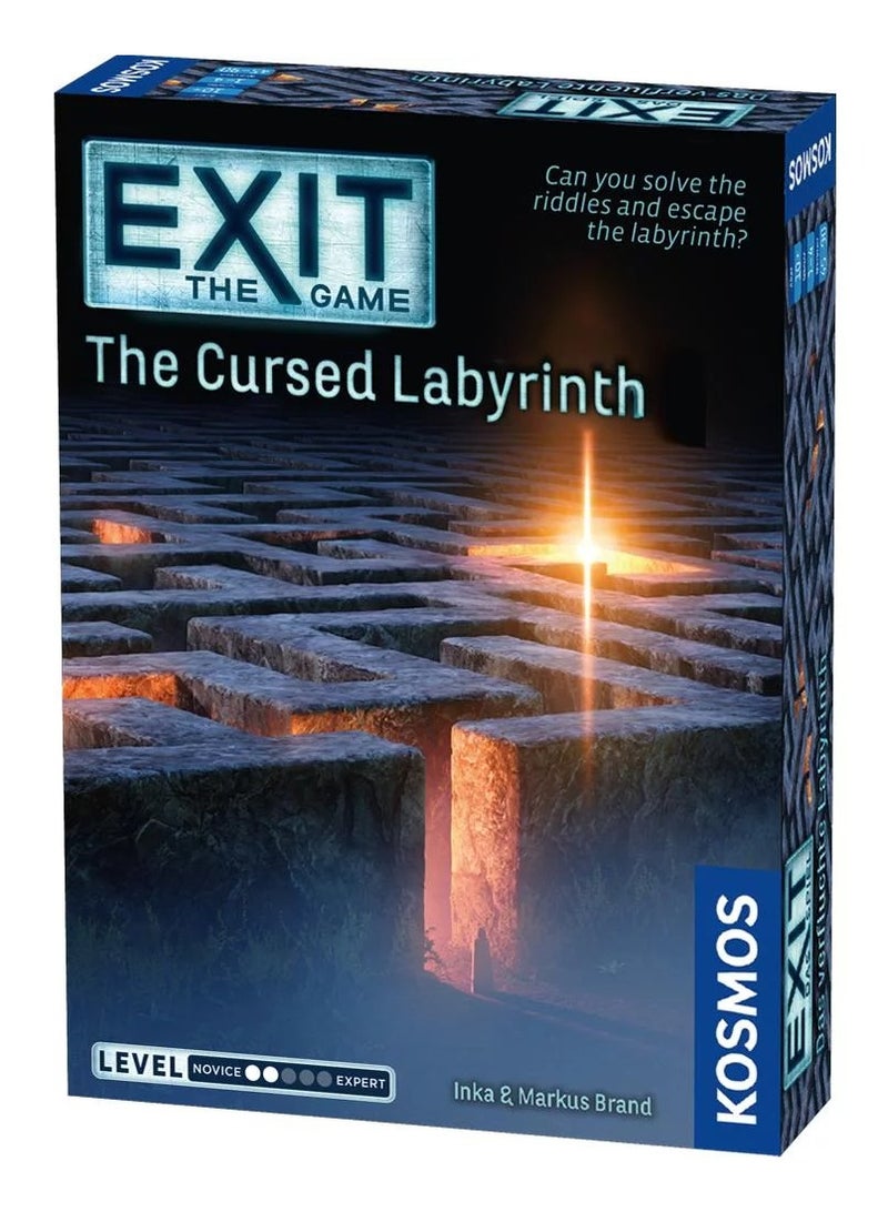 كوزموز Exit: The Cursed Labyrinth - Thames & Kosmos - Escape The Room in a Box - Co-op Game - 1 Player + - Image 1