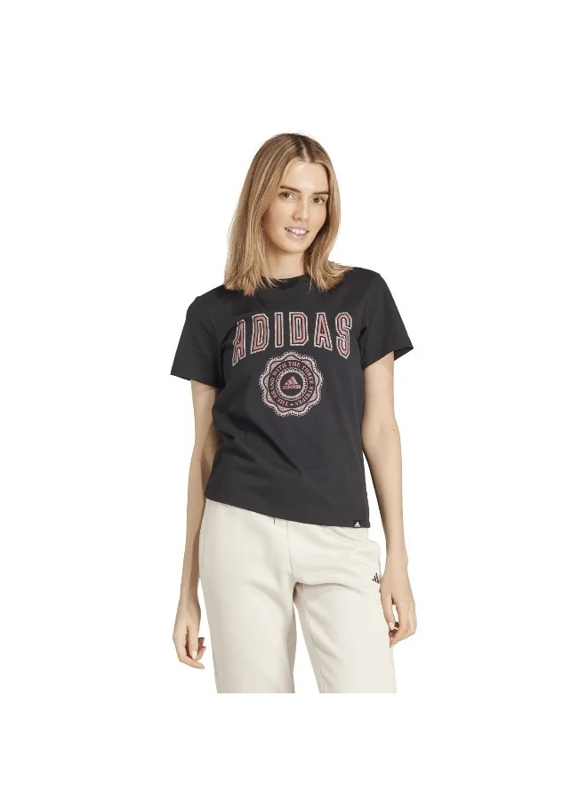 adidas Originals adidas W Collegiate T Black Training T-Shirts 2XS