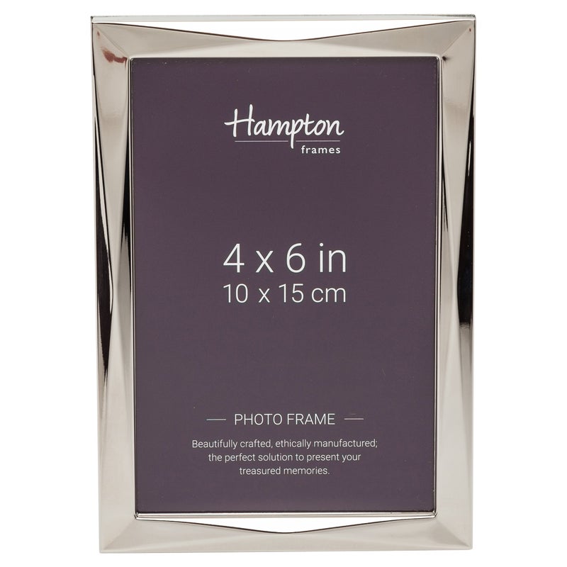 Hampton Frames Photo Frame Silver 4x6 10x15cm