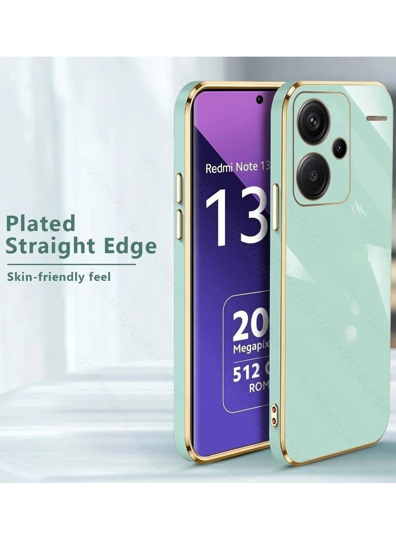 Redmi Note 13 Pro Plus Case Silicone, Plating Redmi Note 13 Pro+ Phone Case Shockproof Thin and Soft Cove - Image 2
