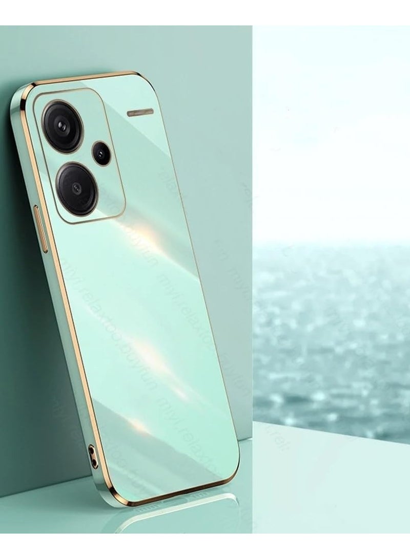 Redmi Note 13 Pro Plus Case Silicone, Plating Redmi Note 13 Pro+ Phone Case Shockproof Thin and Soft Cove - Image 1