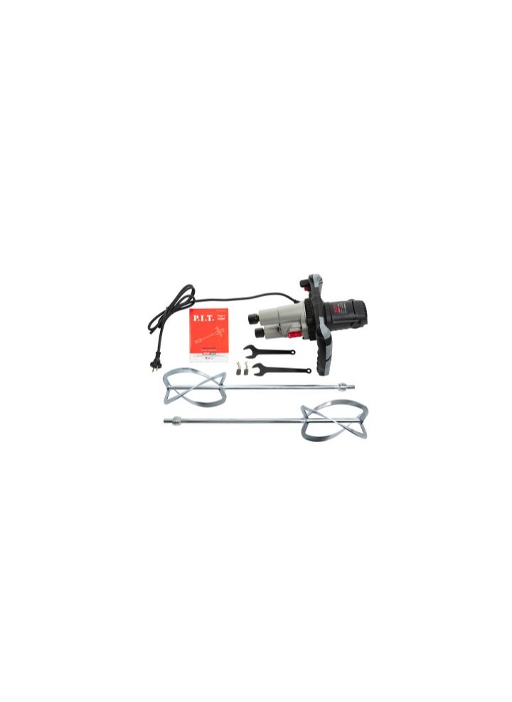 Generic - .P.I.T. Electric Mixer - Mixer Diameter (120)mm speed (6) levels (1600)w (prof) - twin head - Image 1