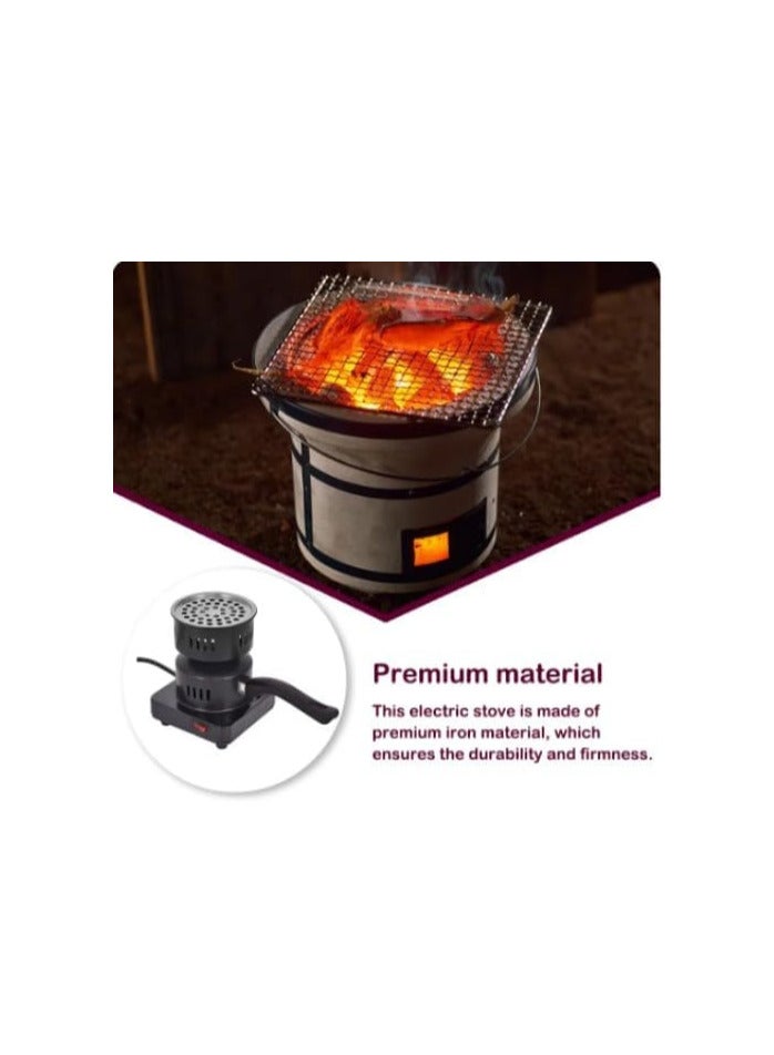 ECVV Heater Charcoal Stove,Electric charcoal burner, Charcoal Starter With Durable Heating Element And Accessories Includes detachable - Image 5