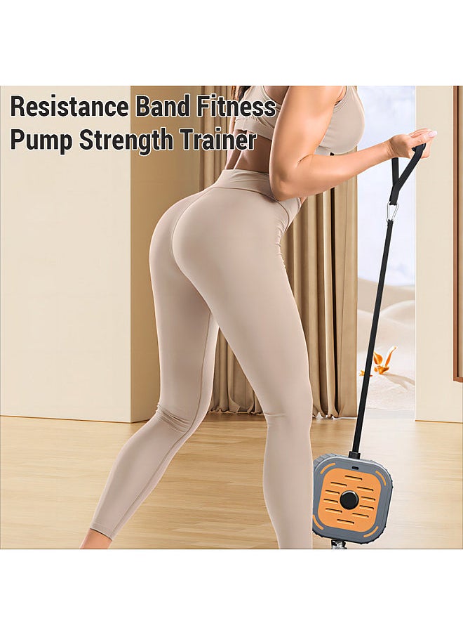 Generic - Adjustable Resistance Band Fitness Pump Exercise Equipment Cable Machine for Arms Legs Chest - Image 1