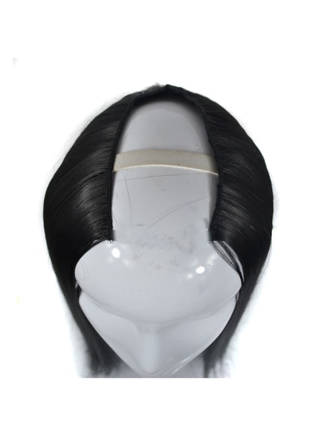 نيبمينينت شعر مستعار مسترسل ومصنوع من الألياف الصناعية خيوط النسيج على شكل حرف U ومزود بجزء أمامي الدانتيل أسود 65x25x5سنتيمتر - Image 4