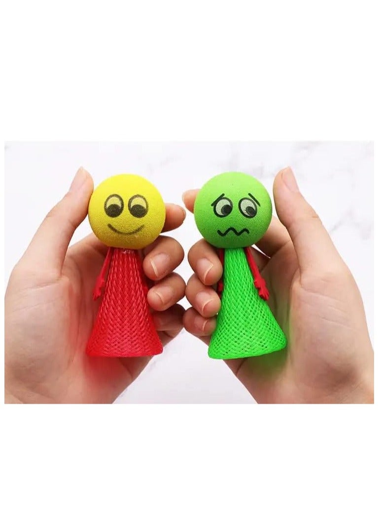 Raxoom Jumping Spring Toys Colorful for Kids Birthday party | Toy for Girls Boys Bouncy Ball for party favors Birthday Giveaways | Bulk Mini Toys Goody Bag (24 Pcs) - Image 4