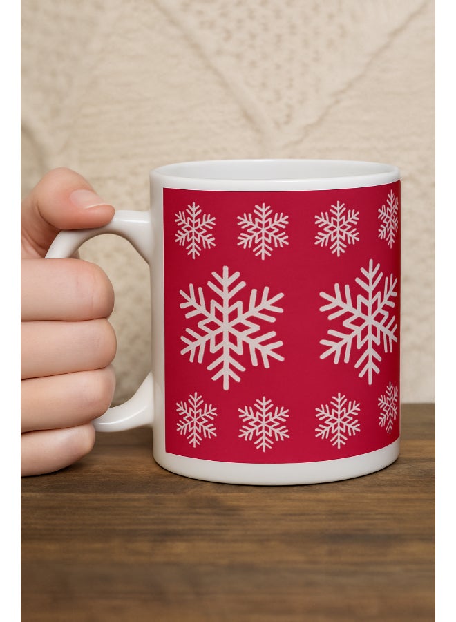 Share the Love Snowflakes Christmas Mug - Image 2