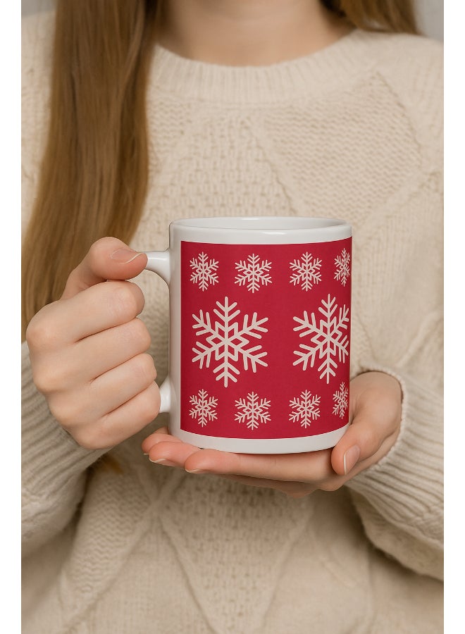 Share the Love Snowflakes Christmas Mug - Image 3
