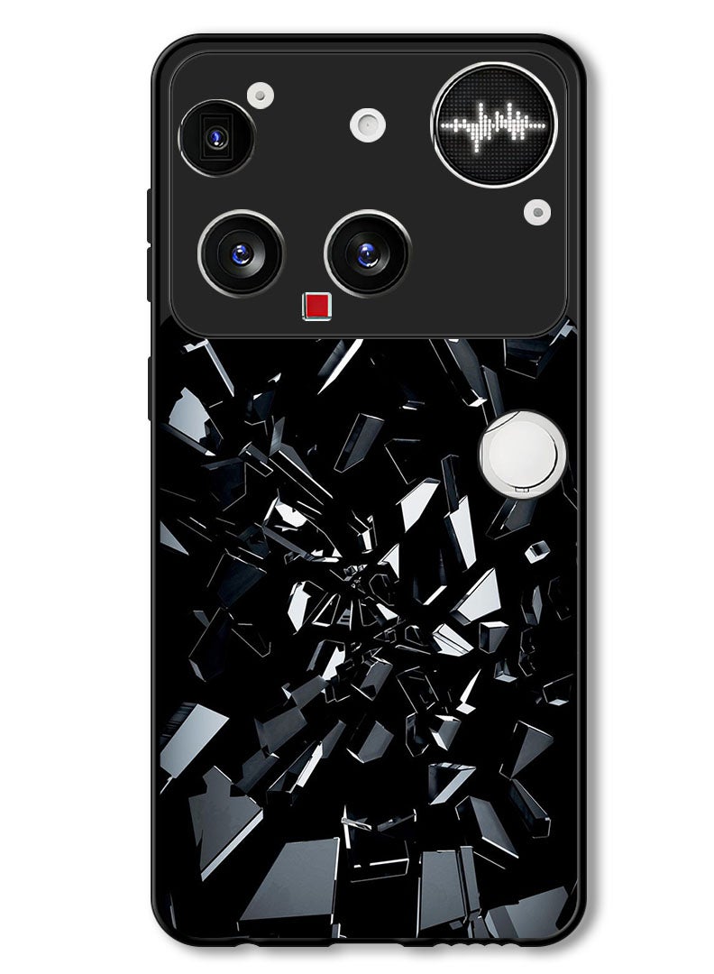 Theodor Case Compatible with Nothing Phone (3) 6.67 Inch Protection Shockproof Bumper Cover Black 1 - Image 1