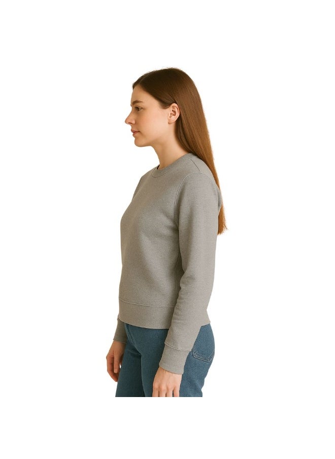 PRINTSHOP4ME Cat Lover Women's Sweatshirt – Long Sleeve,Round Neck,Cotton,Breathable & Stylish Casual Wear  - Image 4