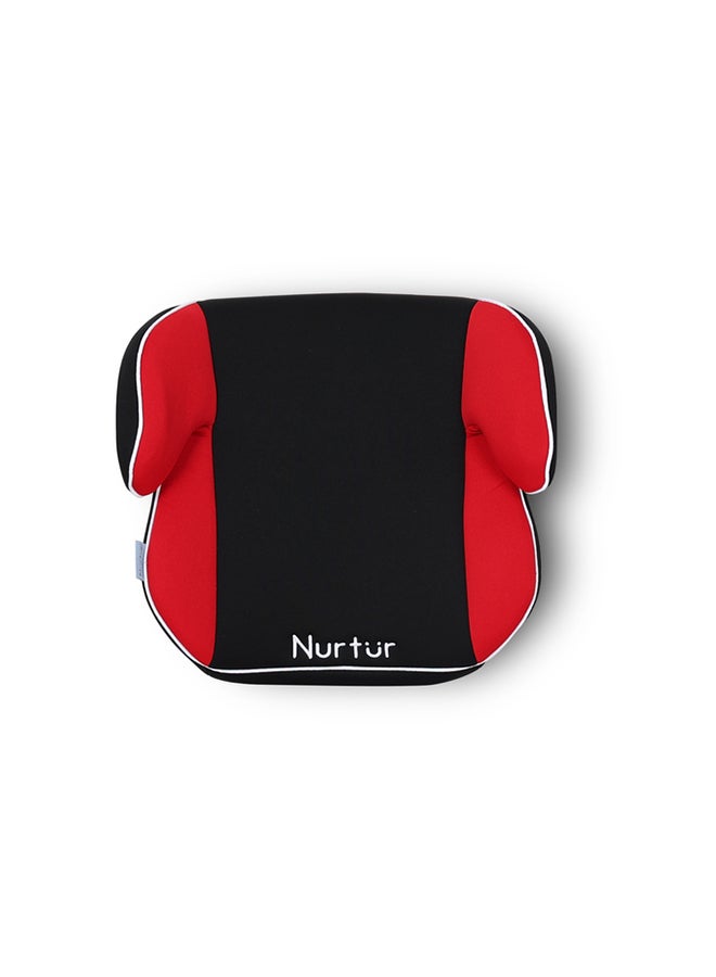 Nurtur Nova Kids Booster Seat - Arm Rest - Easy to Install - Universally Fit â€“ Wide Cushioned Base - Suitable from 4 years to 12 years (Group 2/3) - Red - Image 5