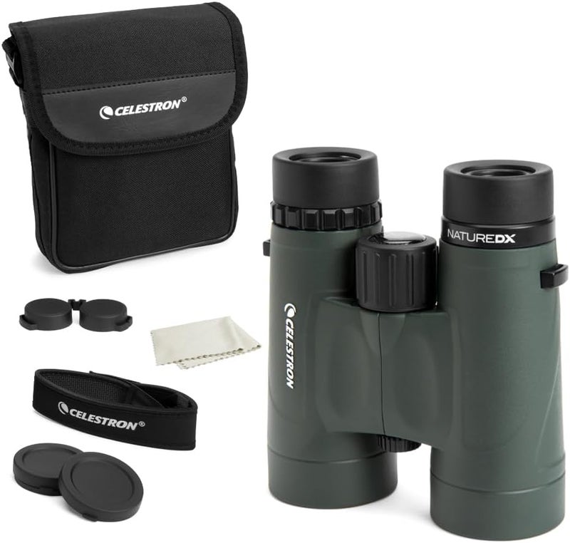 Celestron Nature DX 10x42mm Binoculars with Multi-Coated Lens and Carry Case - Image 1
