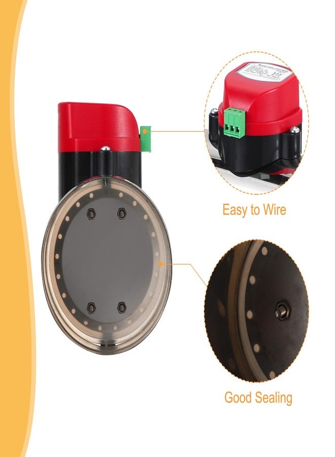 باتيكيل مخمد مجرى هواء باتيكيل 4 بوصة، مصنوع من الفولاذ المقاوم للصدأ، مزود بمحرك كهربائي، قابل للتعديل، للتحكم في تدفق الهواء ومنع ارتداده، مناسب لأنظمة موازنة الهواء في أنظمة التكييف والتهوية، يعمل بجهد 24 فولت تيار متردد - Image 4