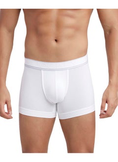 Jockey HG16 Men's Tencel Micro Modal Elastane Stretch Solid Trunk with Natural Stay Fresh Properties_White_L