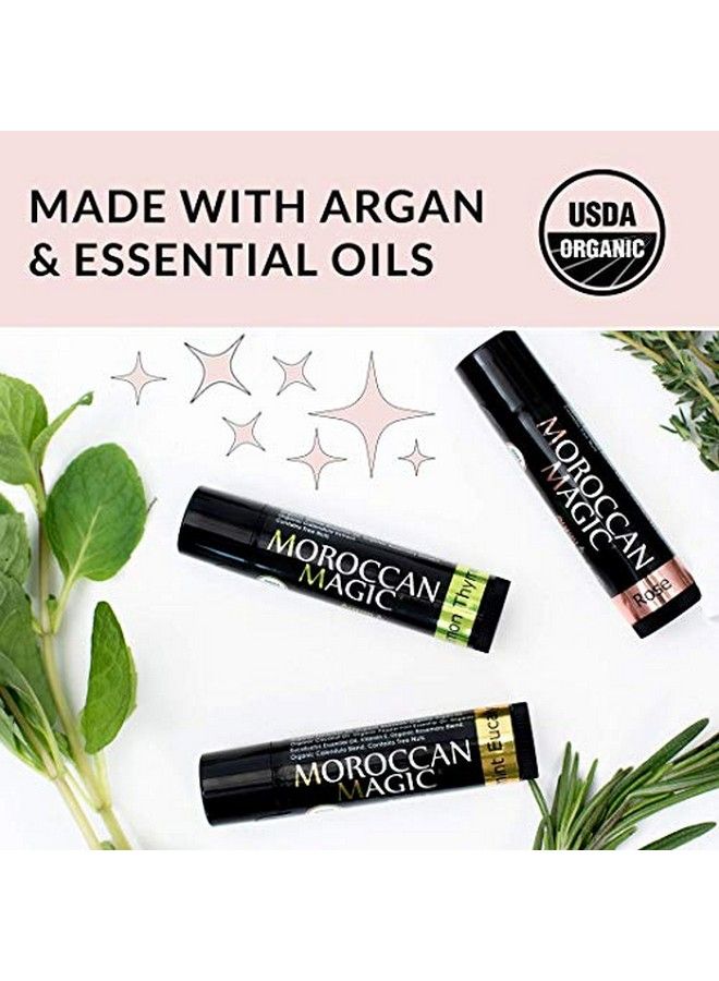 Moroccan Magic Organic Lip Balm Variety Pack Gift Set | Natural Argan And Essential Oils | Smooth | Nontoxic Cruelty Free | 8 Pack - Image 4