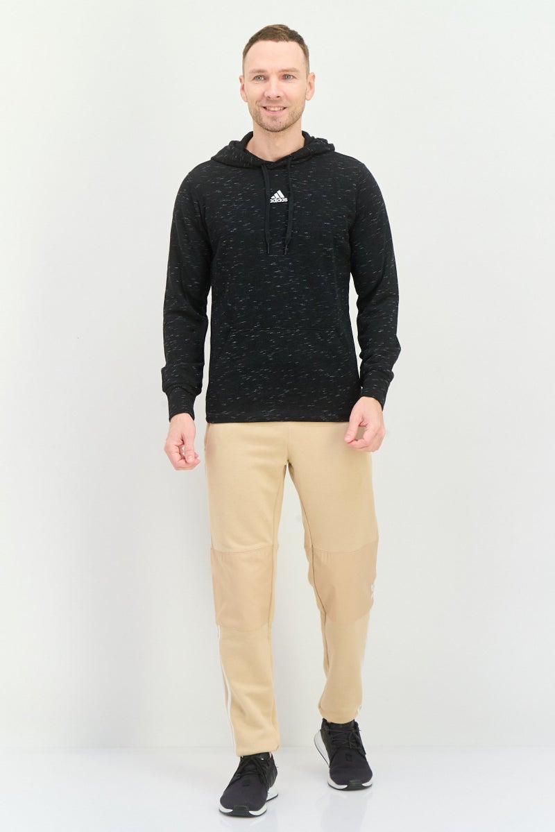 Adidas Men Sportswear Fit Long sleeve Outdoor Hoodie, Black  - Image 4