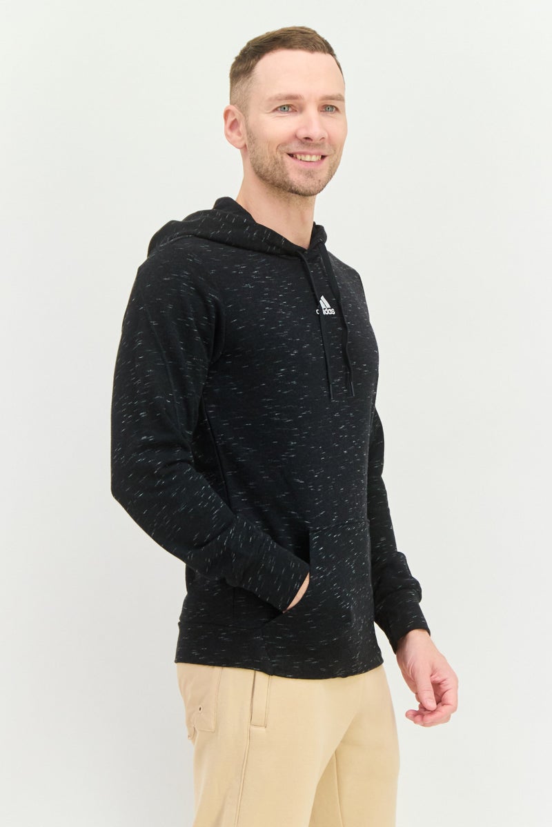 Adidas Men Sportswear Fit Long sleeve Outdoor Hoodie, Black  - Image 2