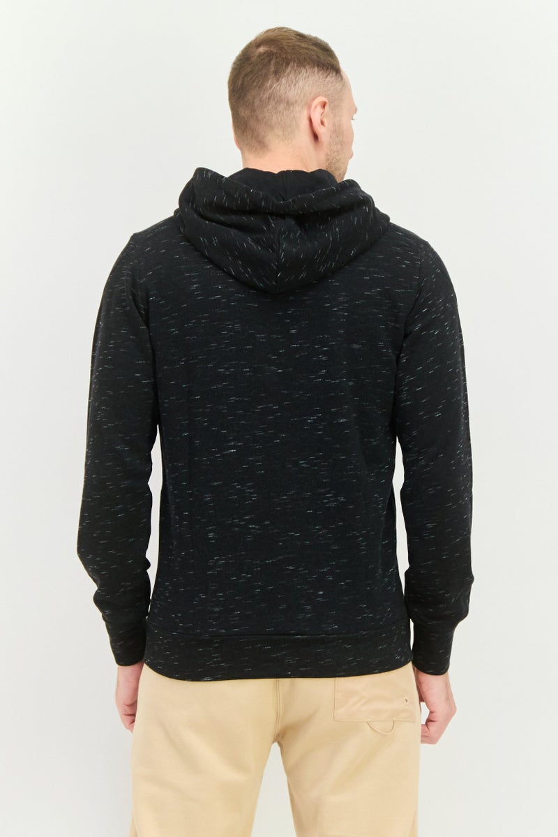 Adidas Men Sportswear Fit Long sleeve Outdoor Hoodie, Black  - Image 3