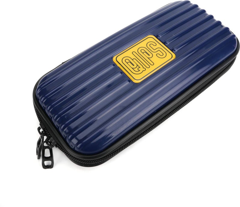 QIPS Hard Case PC Hard Shell Multi-Purpose case for Executive Fountain Pen, Apple Pencil, Stylus Touch Pen, Blue - Image 1