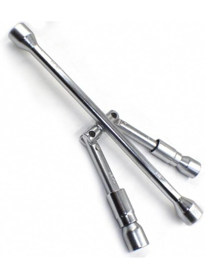 4-Way Folding Lug Wrench – Heavy-Duty Collapsible Tire Iron for Cars, Trucks & SUVs – Universal Fit, Original Product - Image 3
