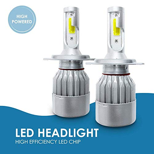 C6 6500K LED Headlight Conversion Bulb - Set of 2 (White) - Image 2
