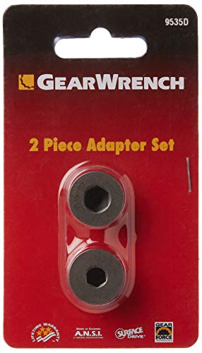 GEARWRENCH 2 Pc 12 Ratcheting Wrench to Bit Driver Adapter Set 9535D - Image 3
