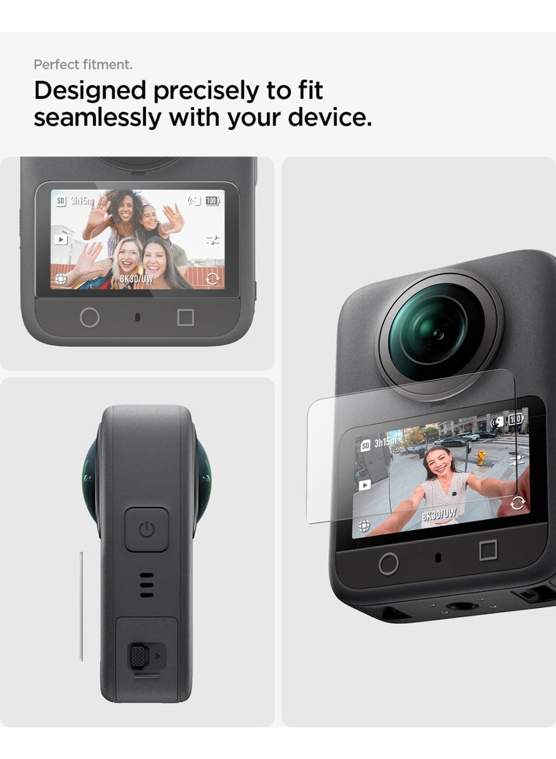 Spigen GLAStR Slim for DJI Osmo 360 Screen Protector [2 PACK] Premium Tempered Glass - 2 Pack - Image 4