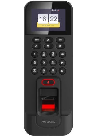 Hikvision DS-K1T804BMF Pro Series Fingerprint Terminal with 8-Inch Color Touchscreen, Fingerprint & RFID Card Authentication, 2D Barcode Scanning, Face Recognition Capability, TCP/IP & PoE Support, Video Intercom Integration, Anti-Spoofing Technology, 5000 Fingerprint Capacity, 10,000 Card Capacity, and 200,000 Event Storage - pzsku/Z96AE1C83DFF7EE141541Z/45/_/1698072813/918d9128-0c5f-4892-9bb8-fee7ed9f1f37