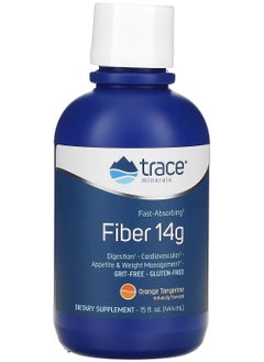 Trace Minerals Fiber, Orange Tangerine, 14 g, 15 fl oz (444 ml) 