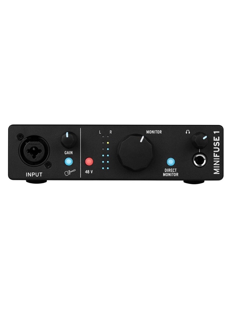 Arturia Arturia MiniFuse 1 USB-C Audio Interface- Black  - Image 1