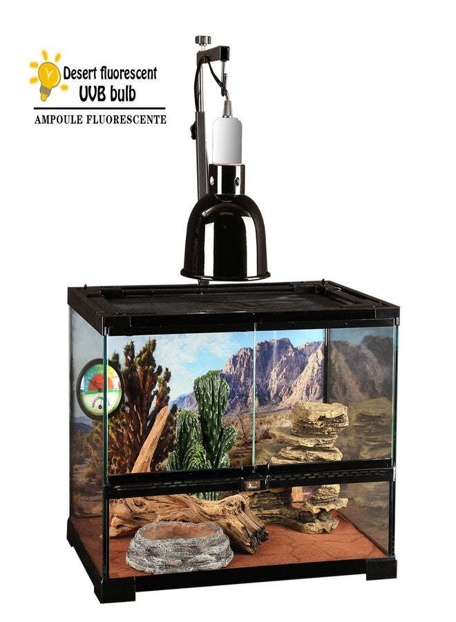 MCLANZOO UVA UVB Light Reptile Bulb 10.0 13W Desert Compact Fluorescent Terrarium Lamp for Bearded Dragon, Turtle, Snake, Gecko, Lizard With UV Tester Card - Image 5