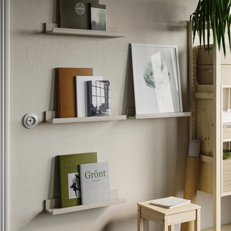 Baitique Picture Ledge, Grey-Beige, 55 cm - Image 3