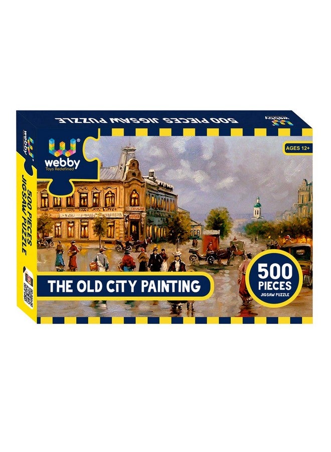 Webby The Old City Painting Jigsaw Puzzle, 500 Pieces - Image 1